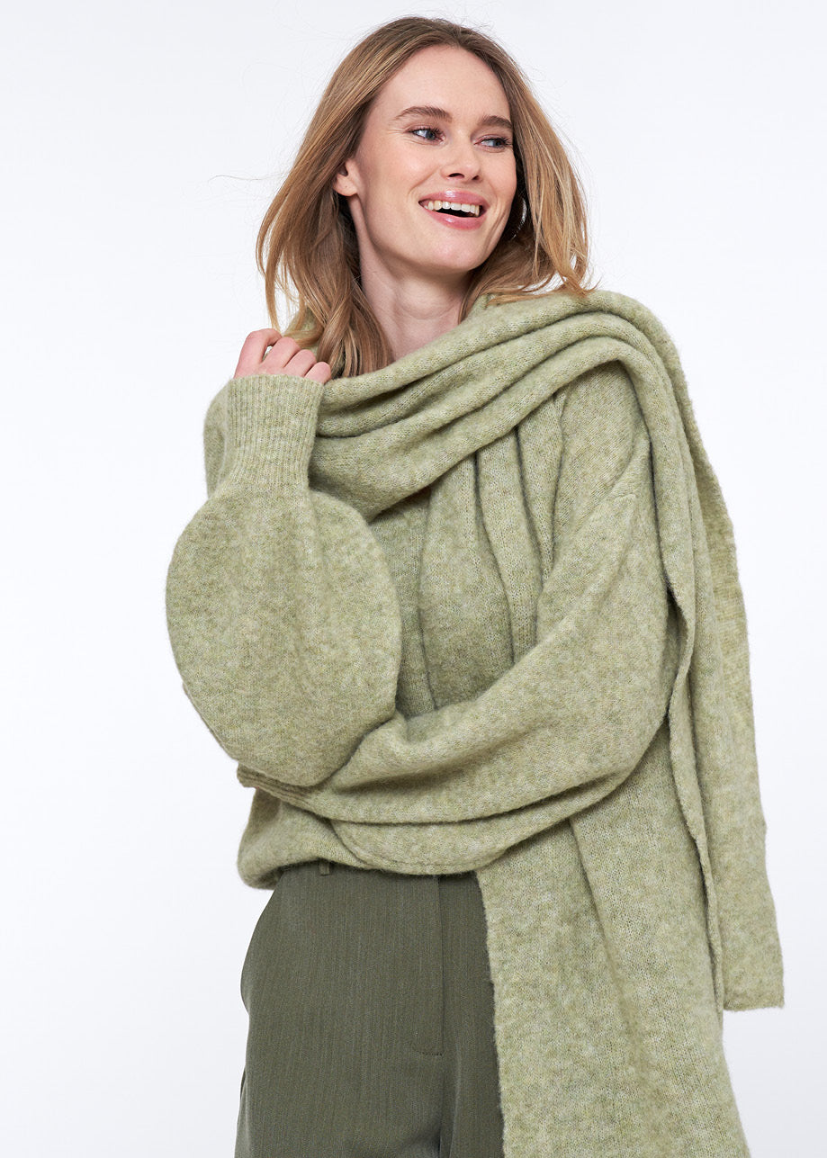 Deux Sweater Lt Oliva Mel