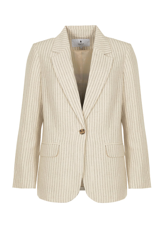 Anzio Blazer Natural Pinstripe