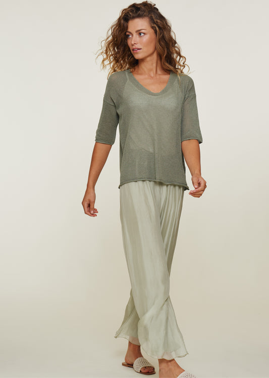 Estoril Pants Khaki Green