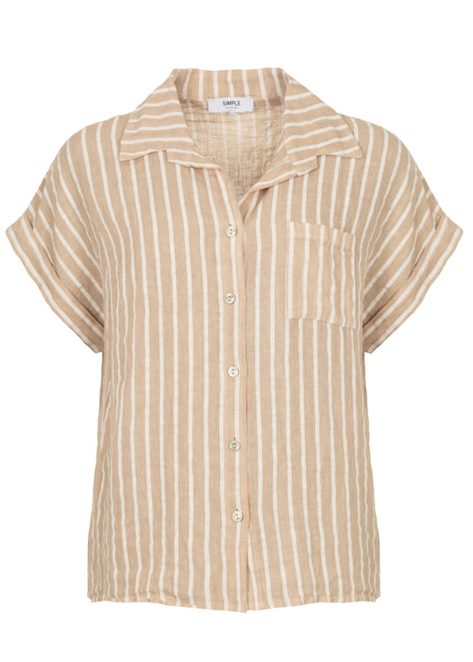 Belem Blouse Sand/ White