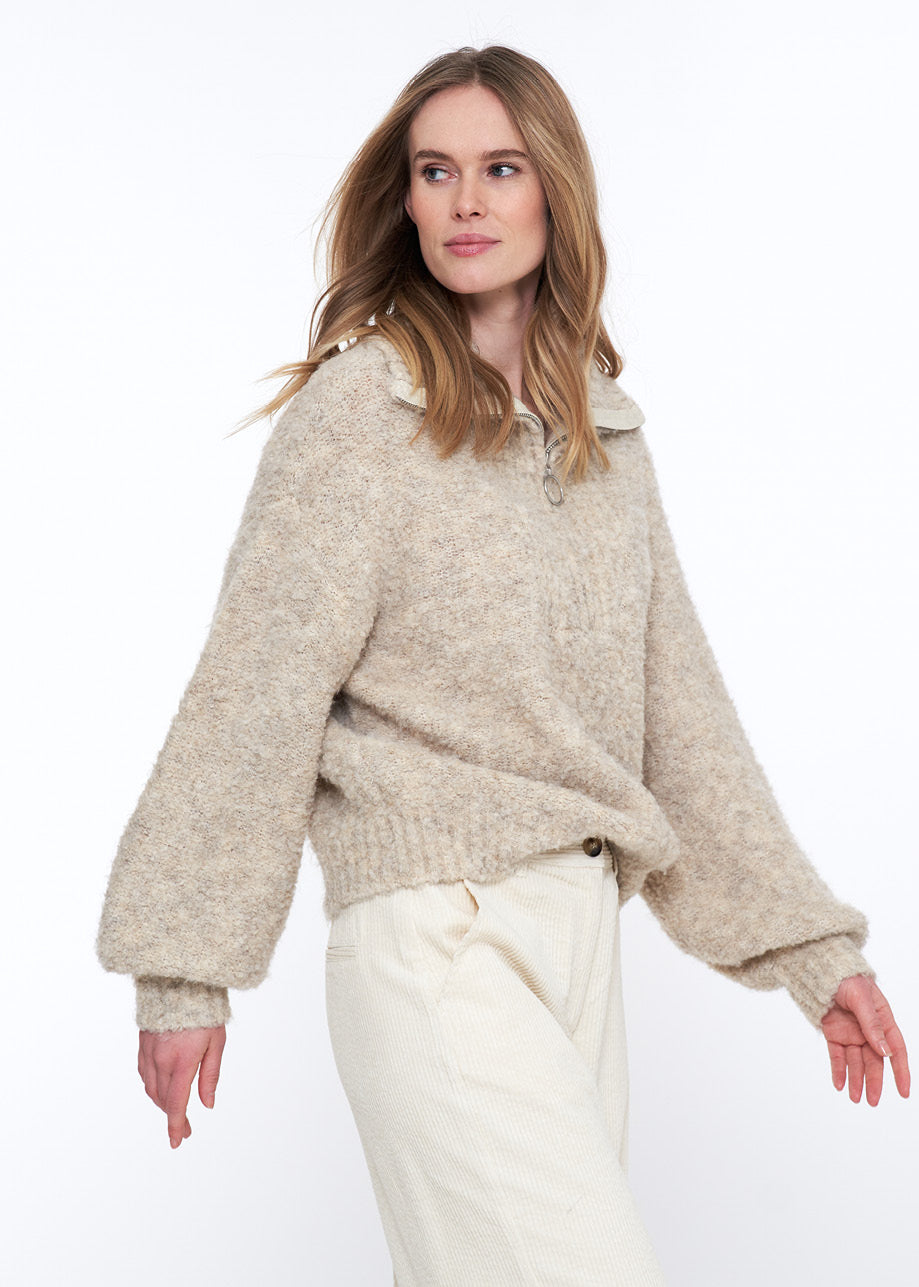 Nova Sweater Biscuit Mel