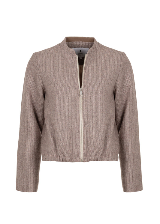 Chai Jacket Burgundy Melange