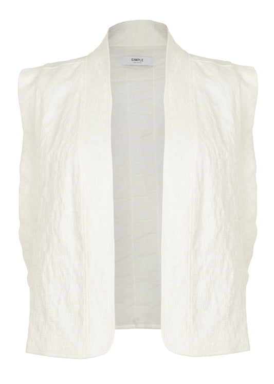 Dempi Gilet Star White