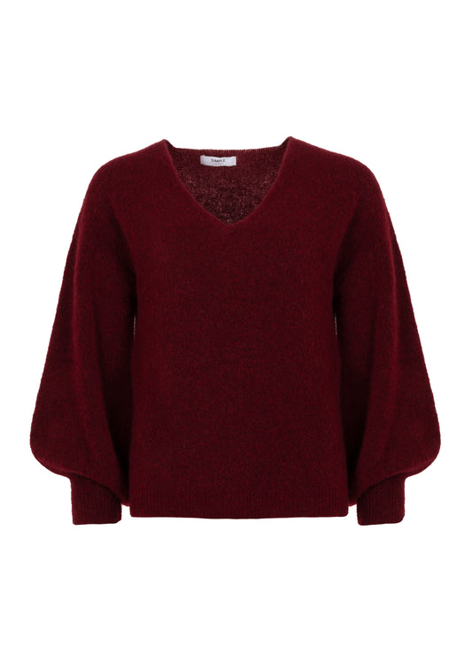 Deux Sweater Burgundy