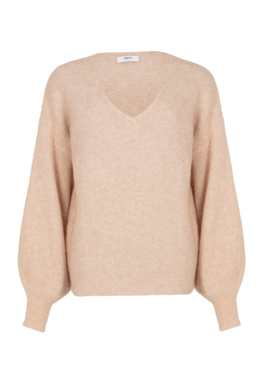 Deux Lt Sweater Blush Mel