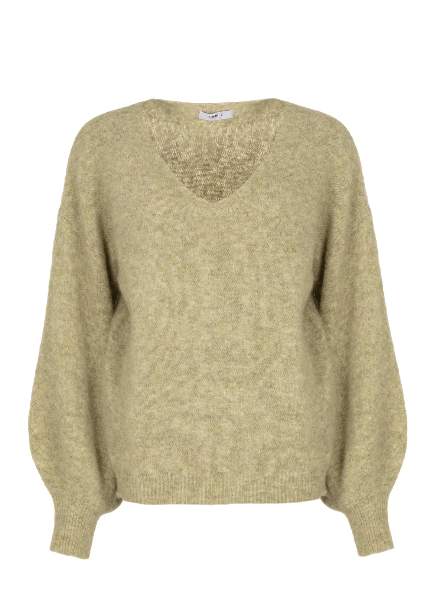 Deux Sweater Lt Oliva Mel