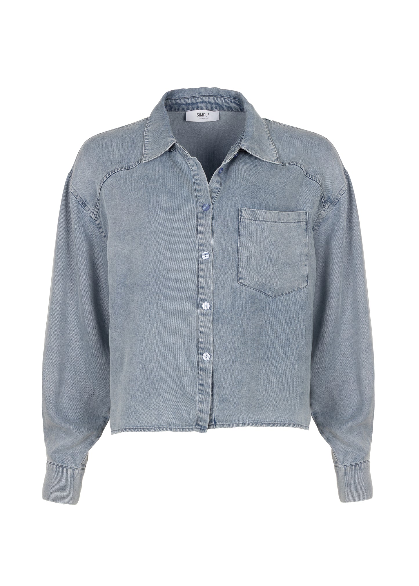 Isala Blouse Sun Faded Blue