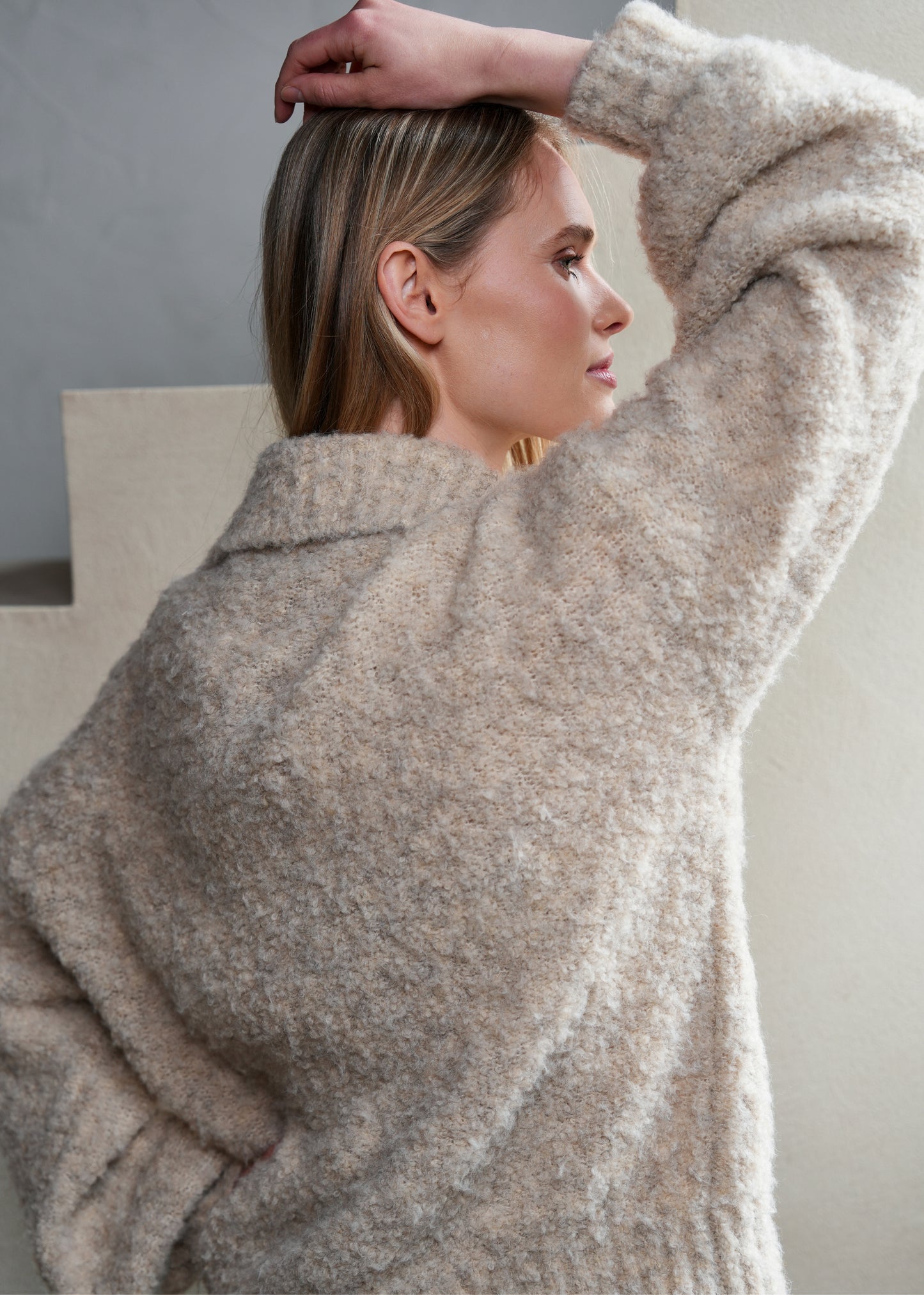 Nova Sweater Biscuit Mel