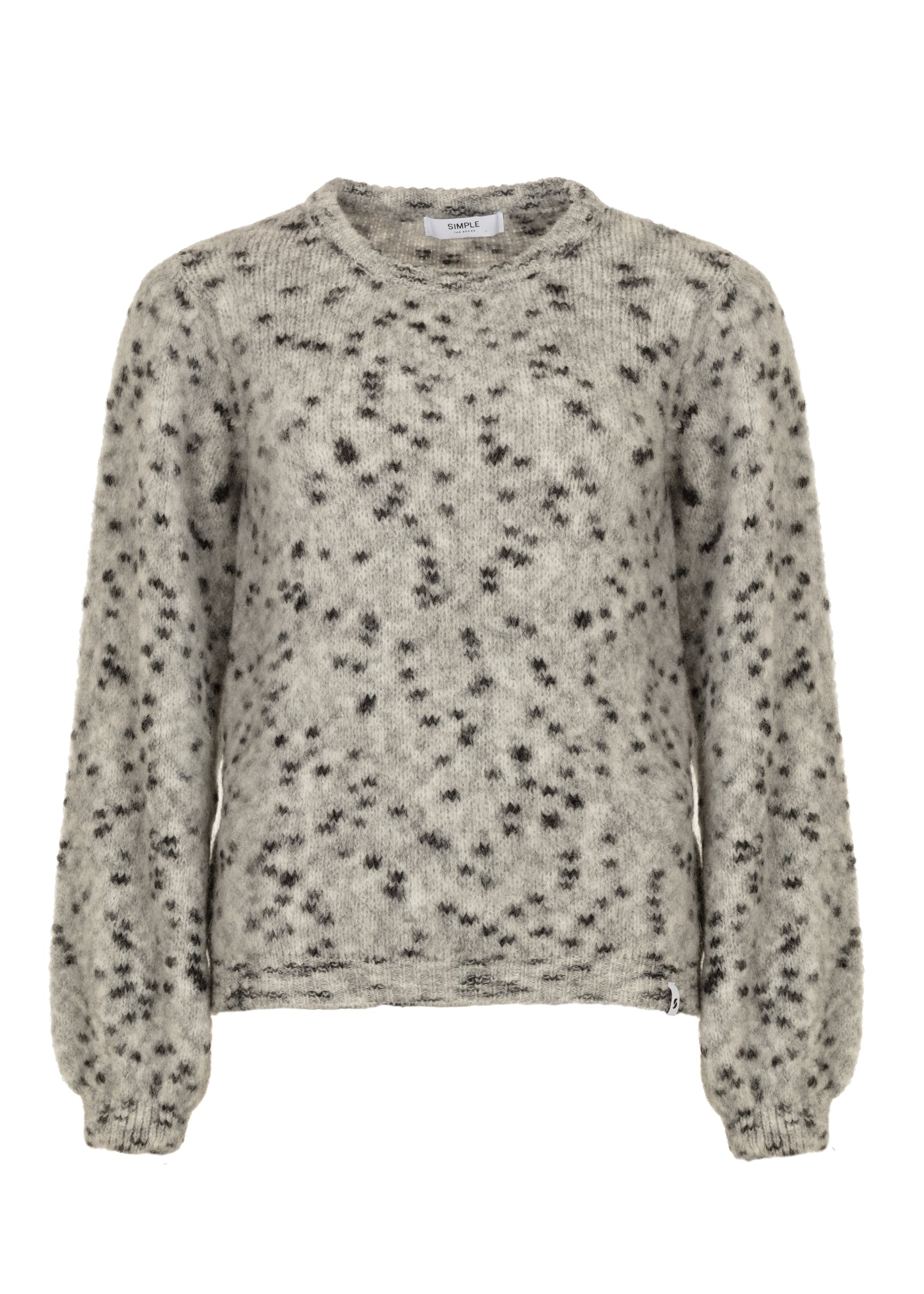 Willy Long sleeve top Lt Grey Mel