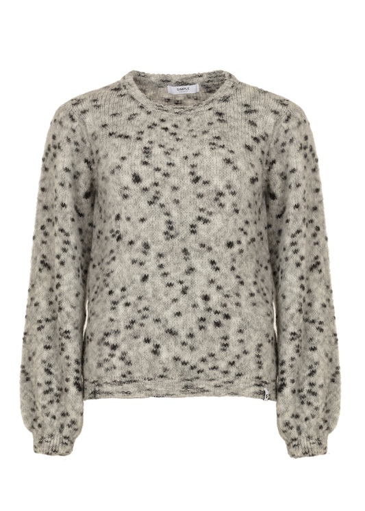Willy Long sleeve top Lt Grey Mel