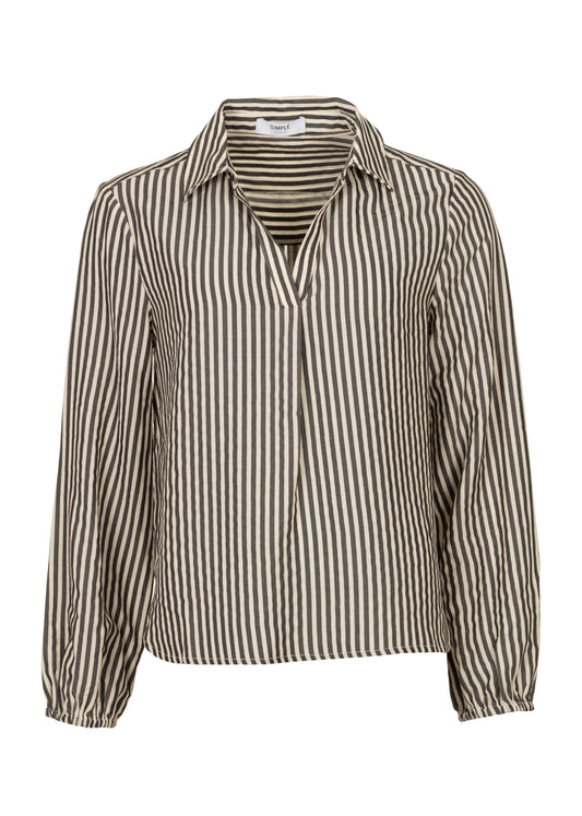 Zubi Blouse Black Cream