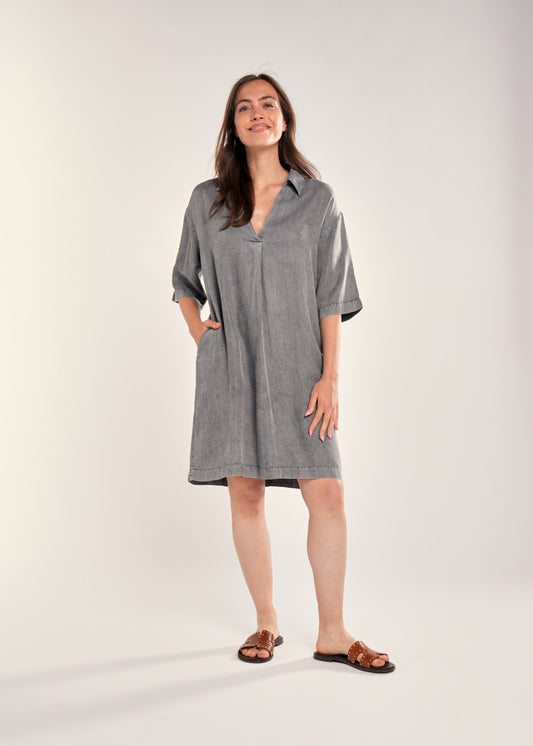 Ceara Dress Strap Faded Black