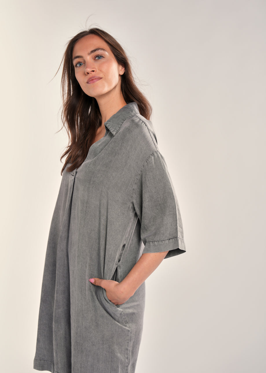 Ceara Dress Strap Faded Black