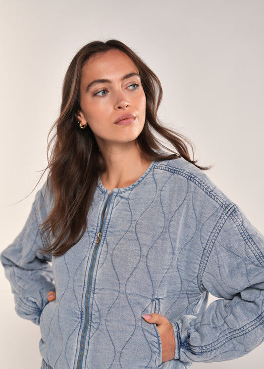 Davey Jacket Sun Faded Blue