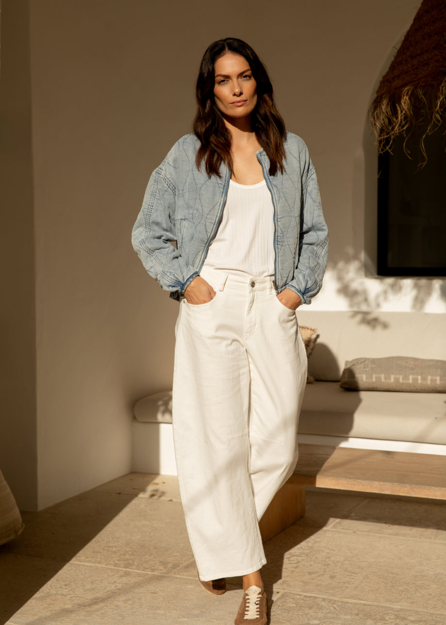 Davey Jacket Sun Faded Blue