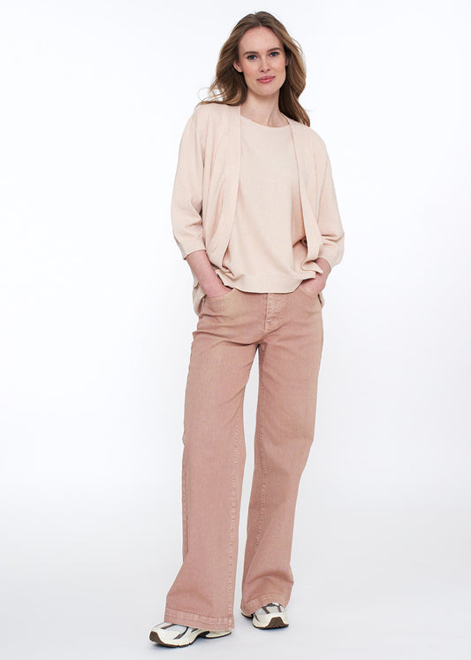 Jibby Cardigan Lt Blush Silver