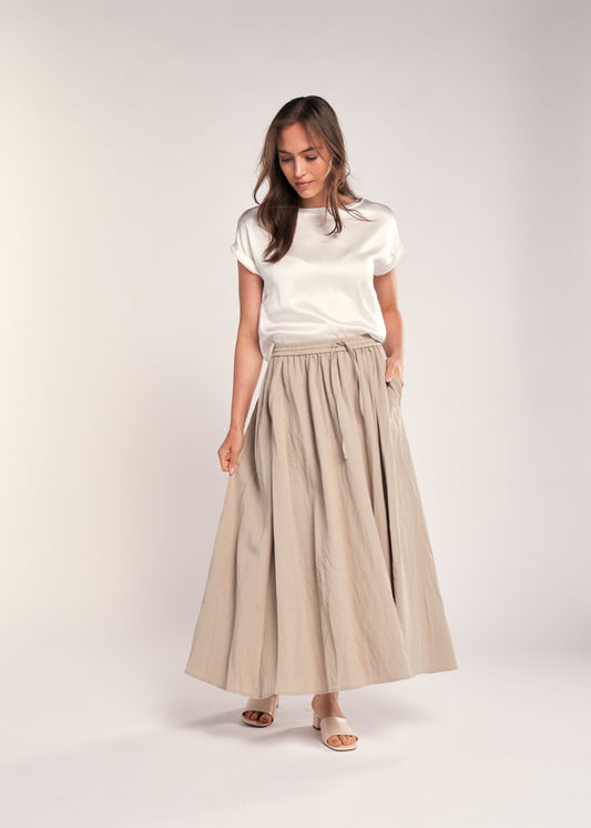 Aimee Skirt Stone