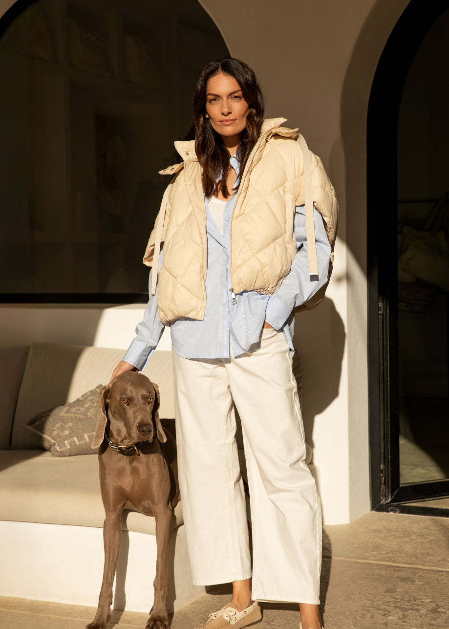 Suza Jacket Ecru White